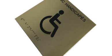 Casual LAI plaques en laiton satiné